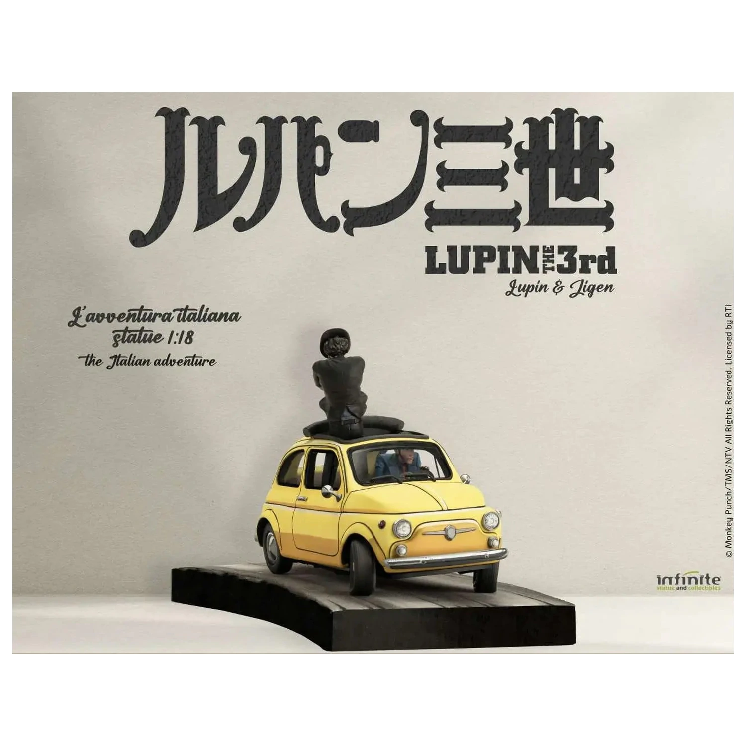 Lupin the 3rd The Italian Adventure Lupin Jigen Socha 1/18 14 cm fotografii produktu
