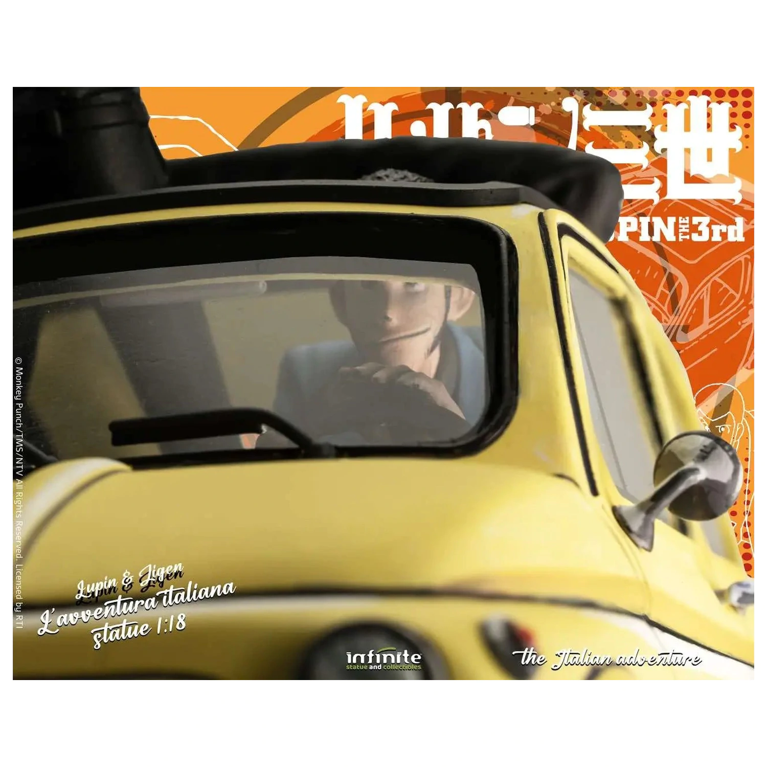 Lupin the 3rd The Italian Adventure Lupin Jigen Socha 1/18 14 cm fotografii produktu