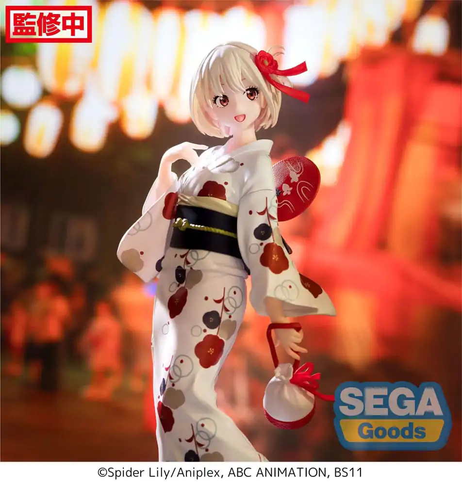 Lycoris Recoil Luminasta PVC soška Chisato Nishikigi Vychází v jukatě 19 cm fotografii produktu