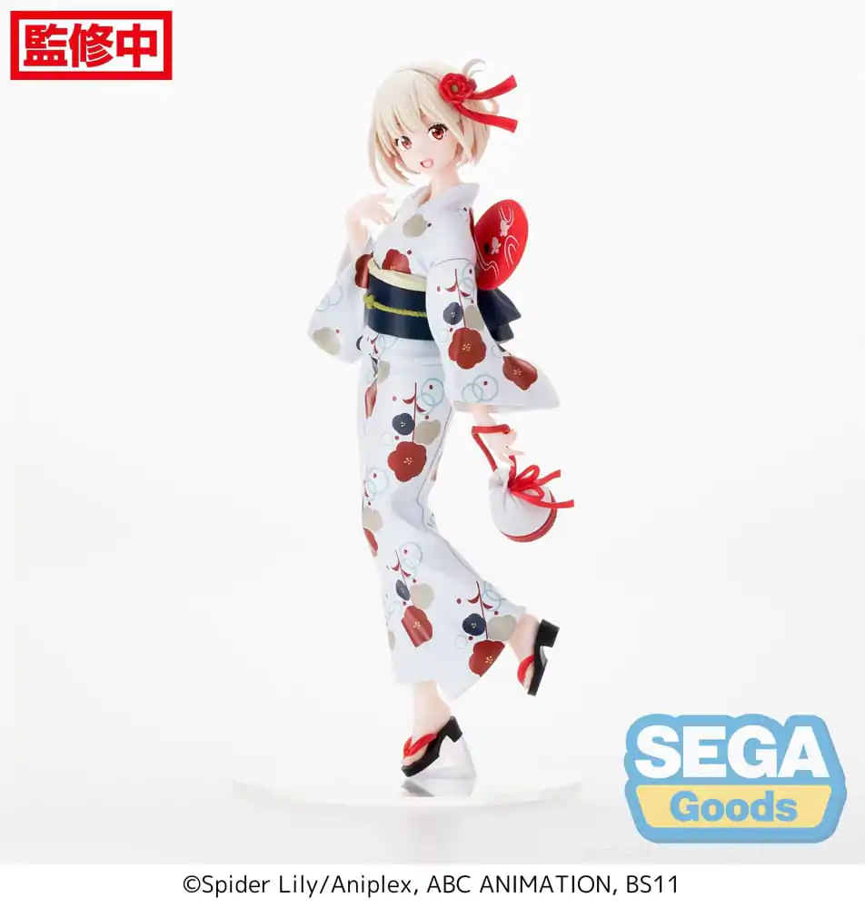 Lycoris Recoil Luminasta PVC soška Chisato Nishikigi Vychází v jukatě 19 cm fotografii produktu