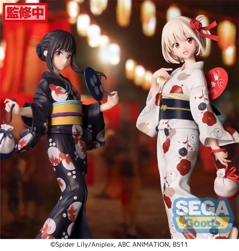 Lycoris Recoil Luminasta PVC soška Chisato Nishikigi Vychází v jukatě 19 cm fotografii produktu