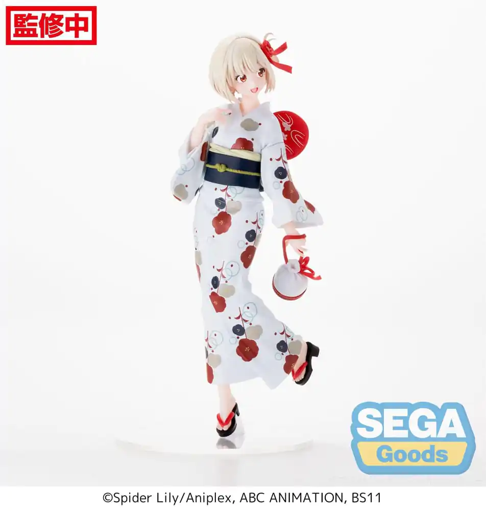 Lycoris Recoil Luminasta PVC soška Chisato Nishikigi Vychází v jukatě 19 cm fotografii produktu