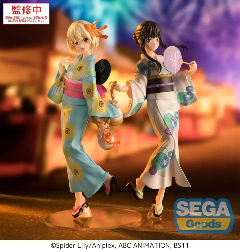 Lycoris Recoil Luminasta PVC Soška Takina Inoue Festival v Yukatě 19 cm fotografii produktu