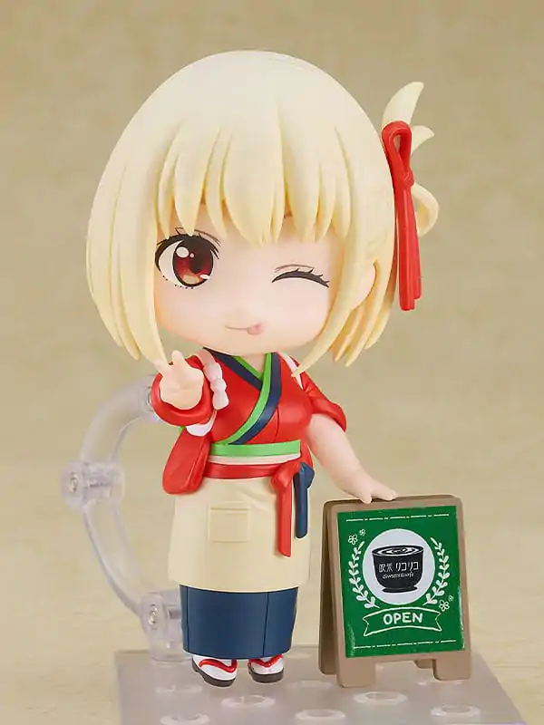 Akční figurka Nendoroid Lycoris Recoil Chisato Nishikigi: Cafe LycoReco Uniform Ver. 10 cm fotografii produktu