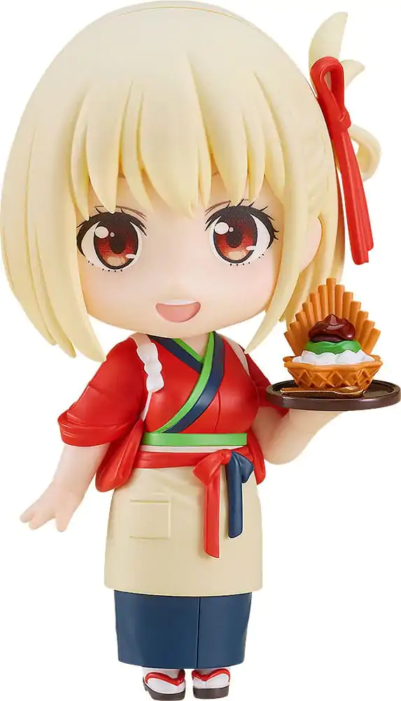 Akční figurka Nendoroid Lycoris Recoil Chisato Nishikigi: Cafe LycoReco Uniform Ver. 10 cm fotografii produktu