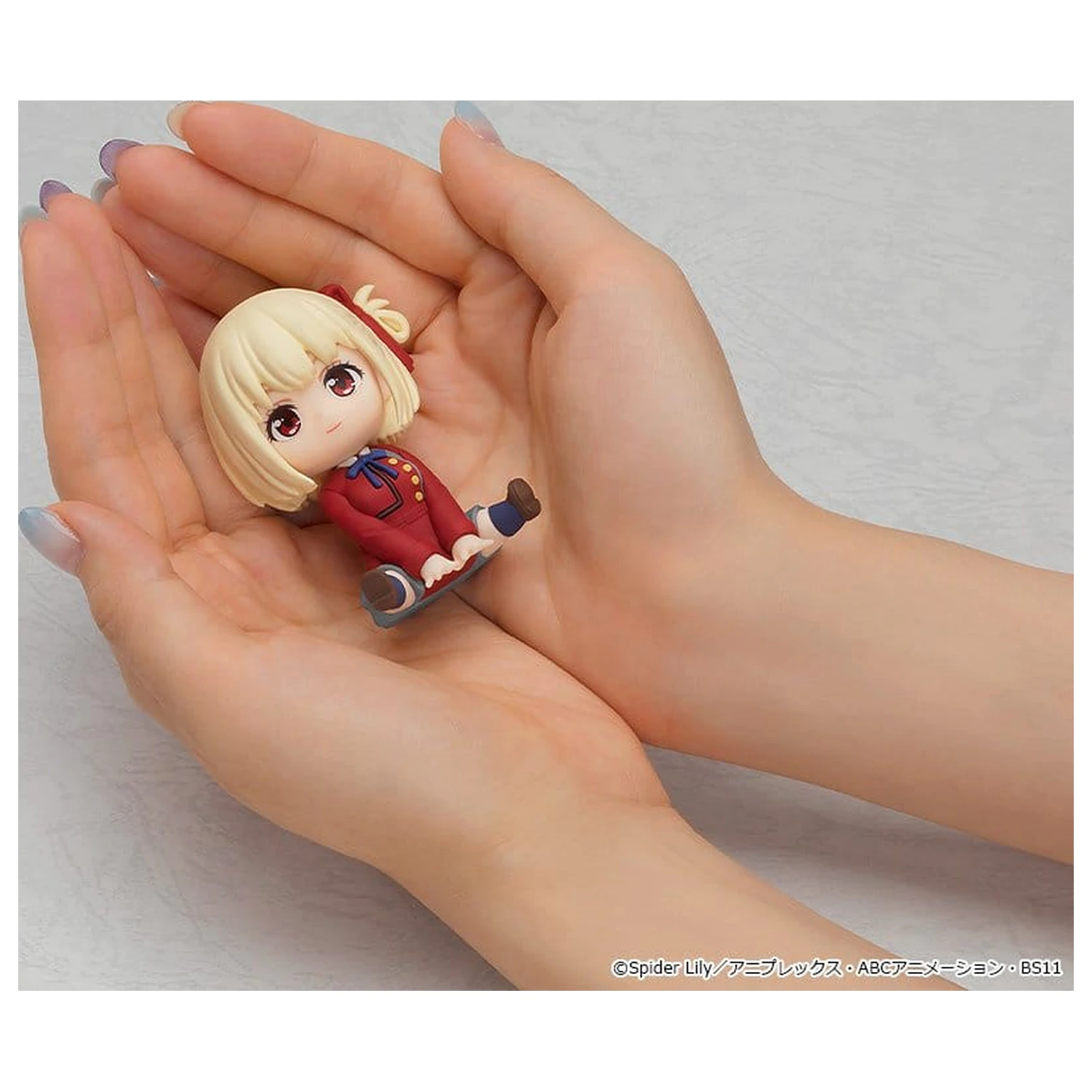 Lycoris Recoil Nendoroid Plus Gumový Maskot Chisato Nishikigi 7 cm fotografii produktu