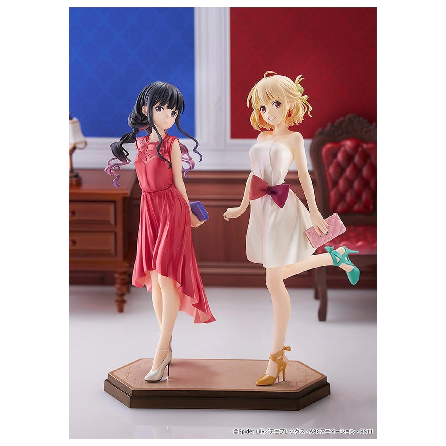 Lycoris Recoil Pop Up Parade PVC figurky 2-balení Chisato Nishikigi & Takina Inoue: After Party! Ver. L Velikost fotografii produktu