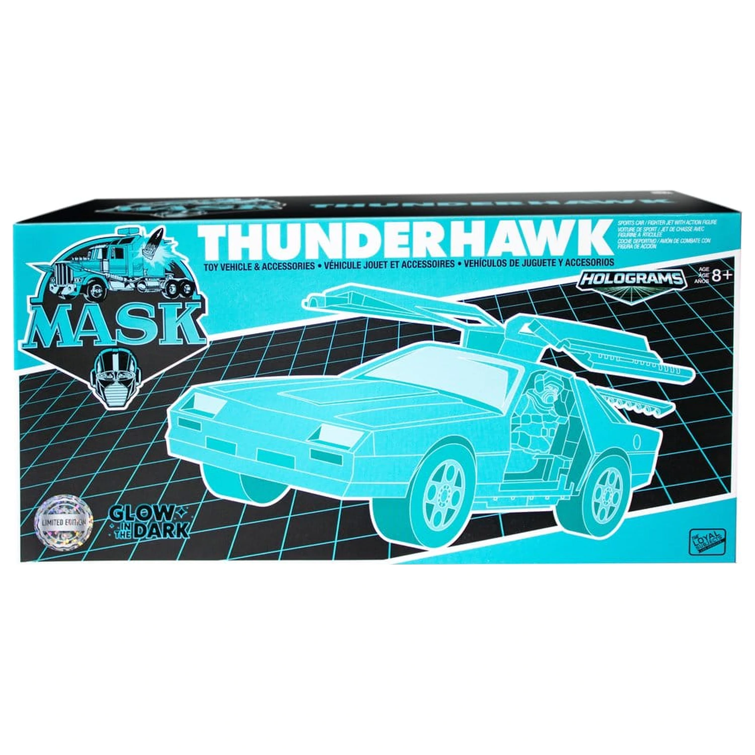 M.A.S.K. Vozidlo Thunderhawk Hologram Varianta (Svítící ve tmě) fotografii produktu