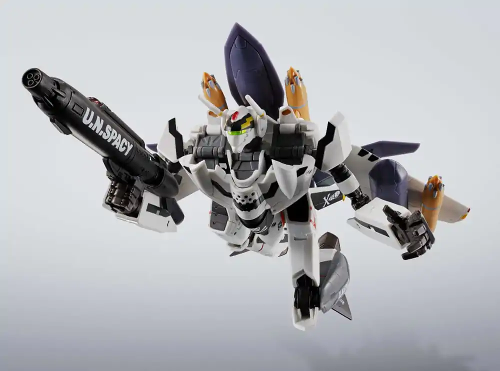 Macross 7 Hi-Metal R Akční figurka VF-0S Phoenix (Roy Focker Use) & QF-2200D-B Ghost Set 14 cm fotografii produktu