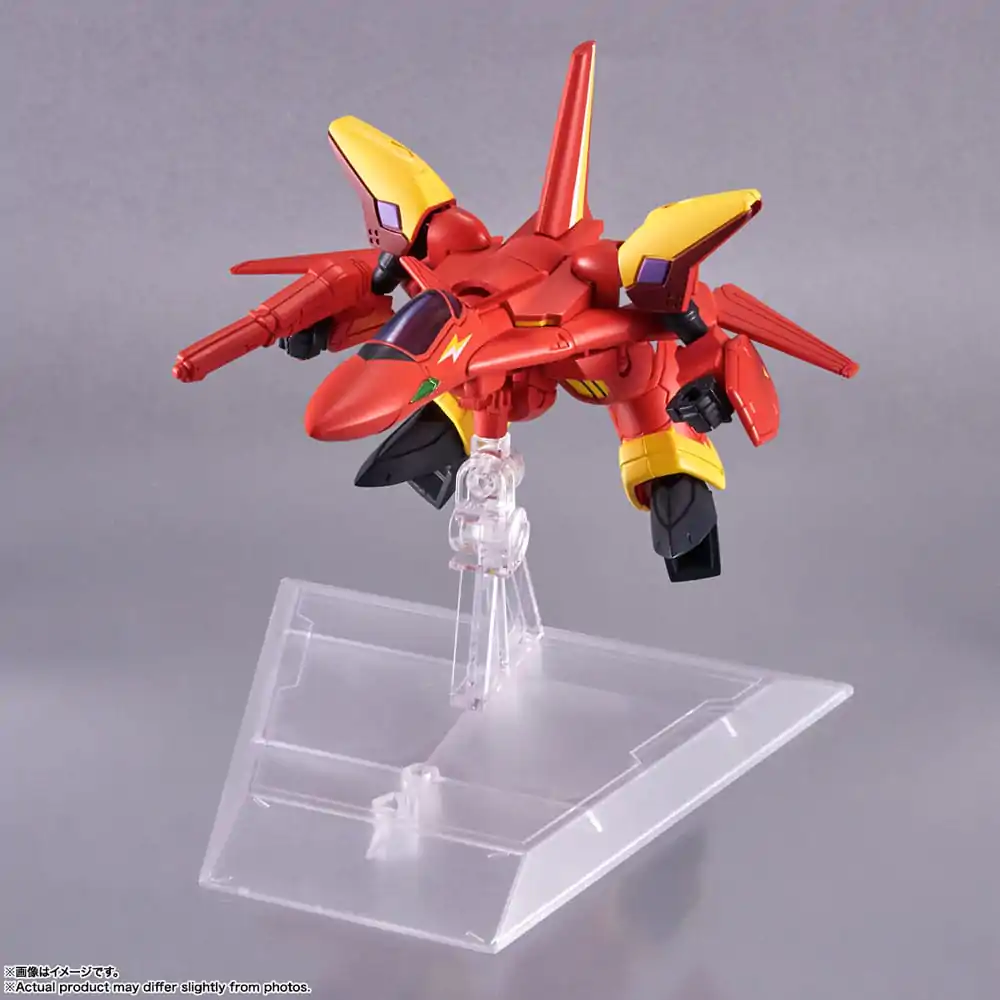 Macross 7 Malý Set Vozidla a Akční Figurka VF-19 Custom Fire Valkyrie s Basara Nekki 11 cm fotografii produktu