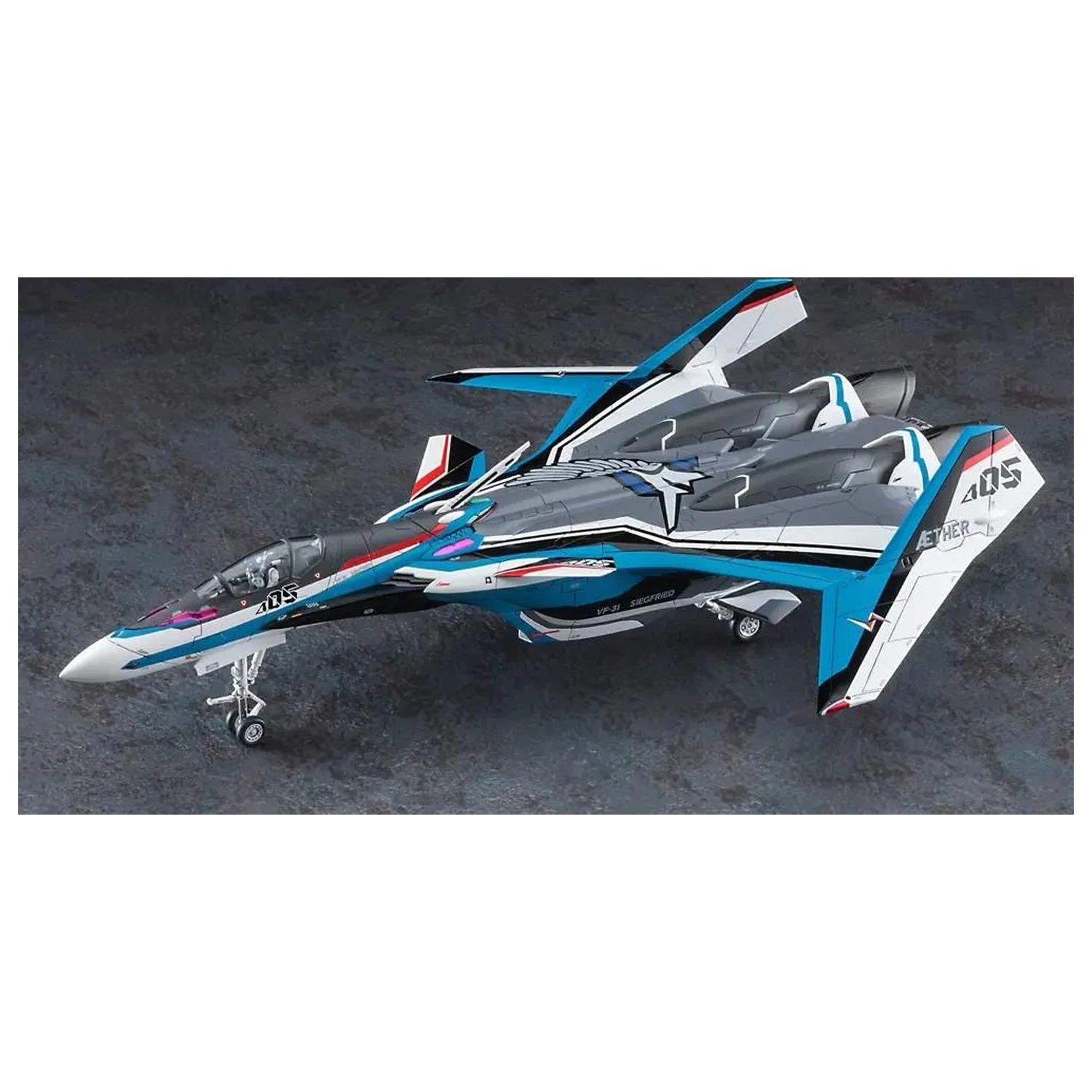 Macross Delta VF-31J Custom Siegfried Hayate Plastikový model 1/72 fotografii produktu