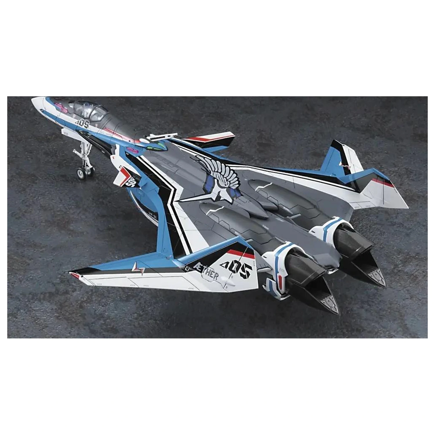 Macross Delta VF-31J Custom Siegfried Hayate Plastikový model 1/72 fotografii produktu