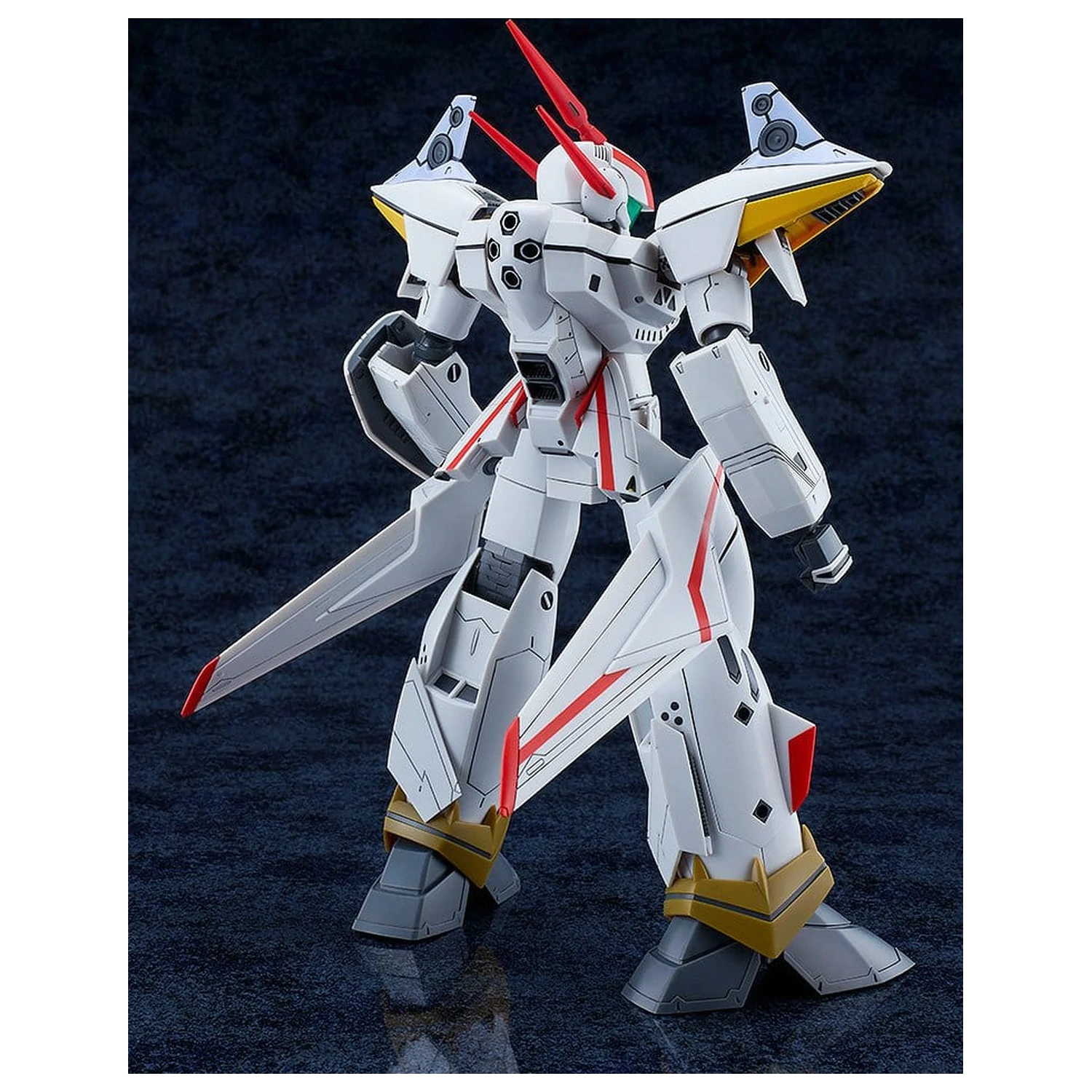 Macross Dynamite 7 plastiková modelová stavebnice 1/72 PLAMAX VF-19P Excalibur (Planet Zola Patrol Corps) 23 cm fotografii produktu
