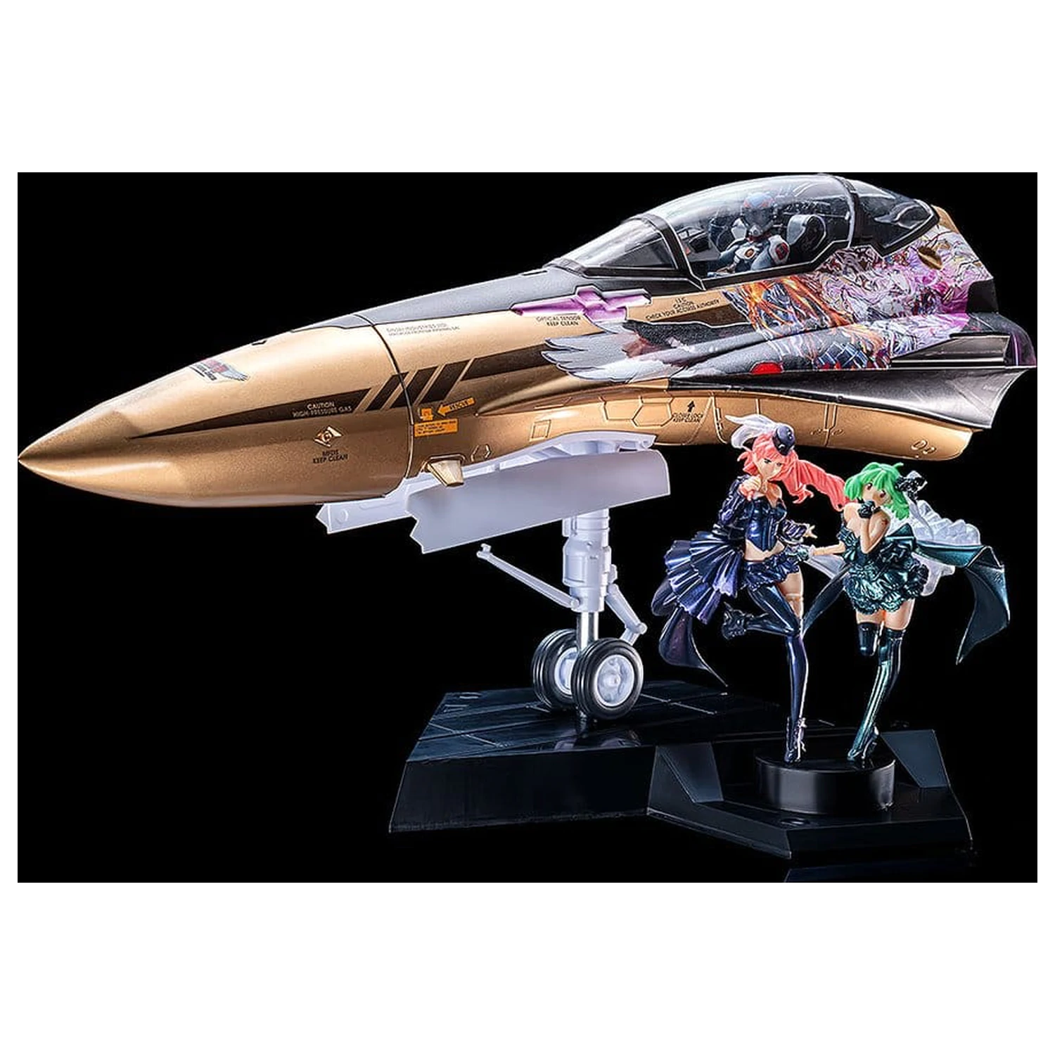 Macross Frontier Plastová Modelová Stavebnice PLAMAX MF-98: minimum factory Kolekce Nosů Stíhaček YF-29 GALAXY SADA 34 cm fotografii produktu