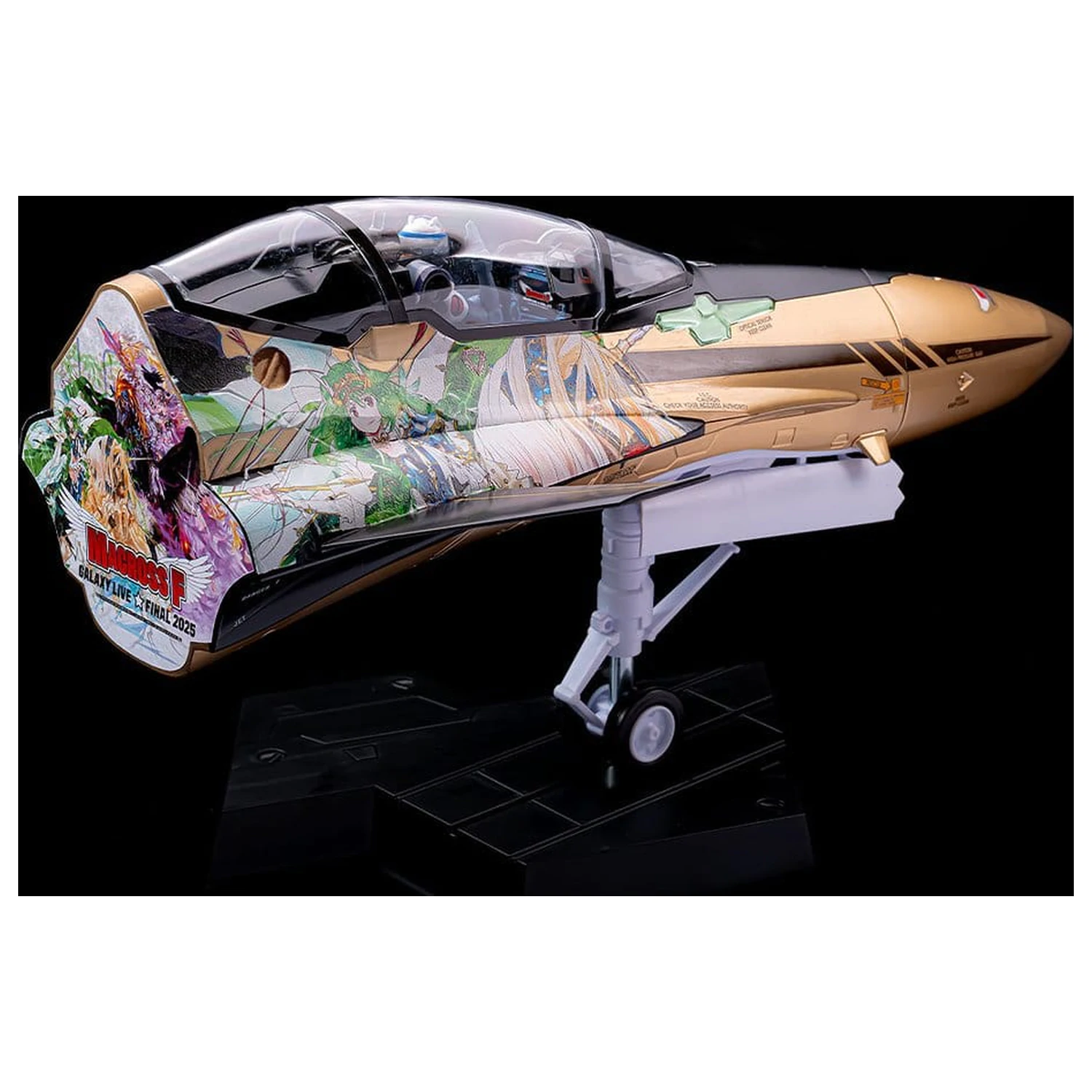 Macross Frontier Plastová Modelová Stavebnice PLAMAX MF-98: minimum factory Kolekce Nosů Stíhaček YF-29 GALAXY SADA 34 cm fotografii produktu