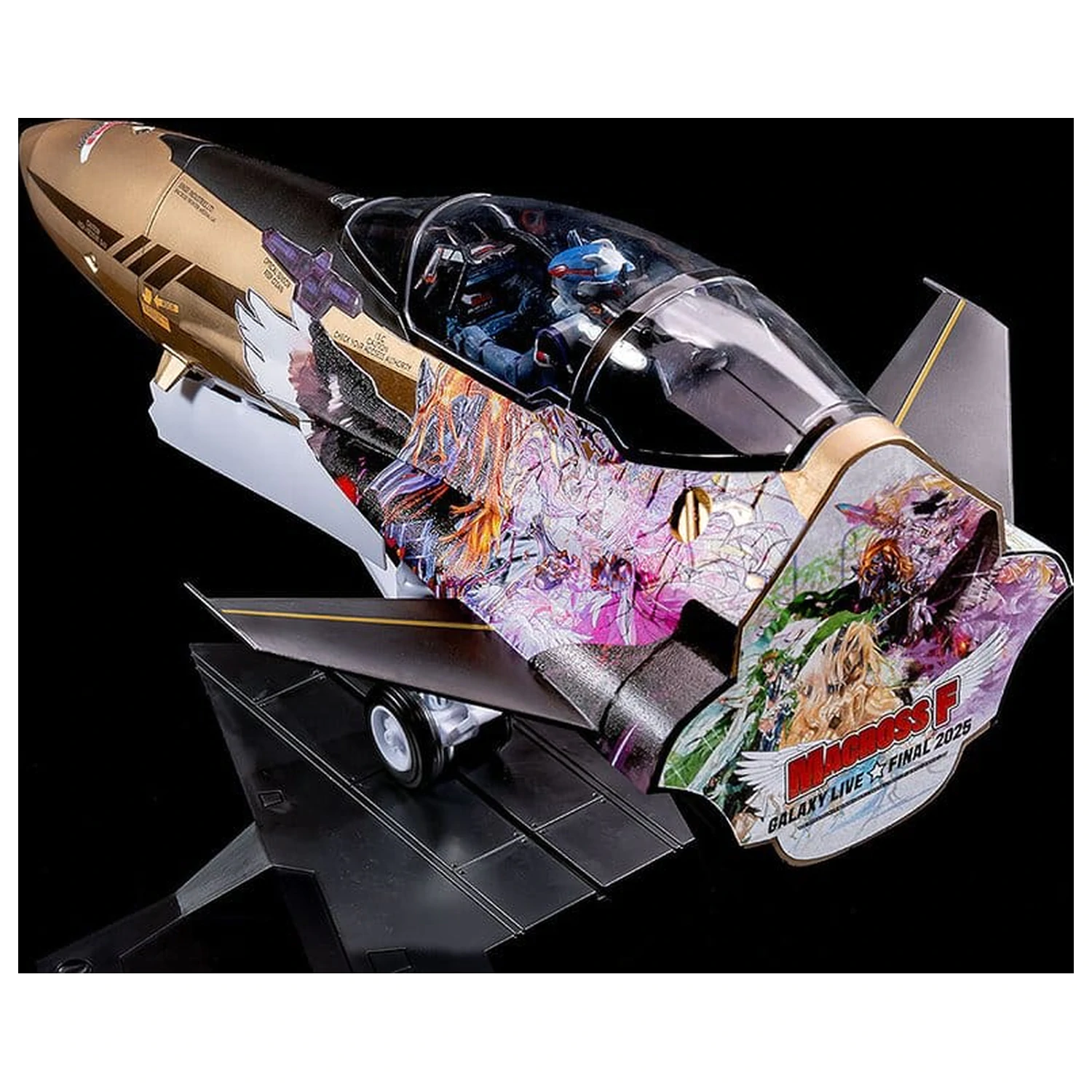 Macross Frontier Plastová Modelová Stavebnice PLAMAX MF-98: minimum factory Kolekce Nosů Stíhaček YF-29 GALAXY SADA 34 cm fotografii produktu