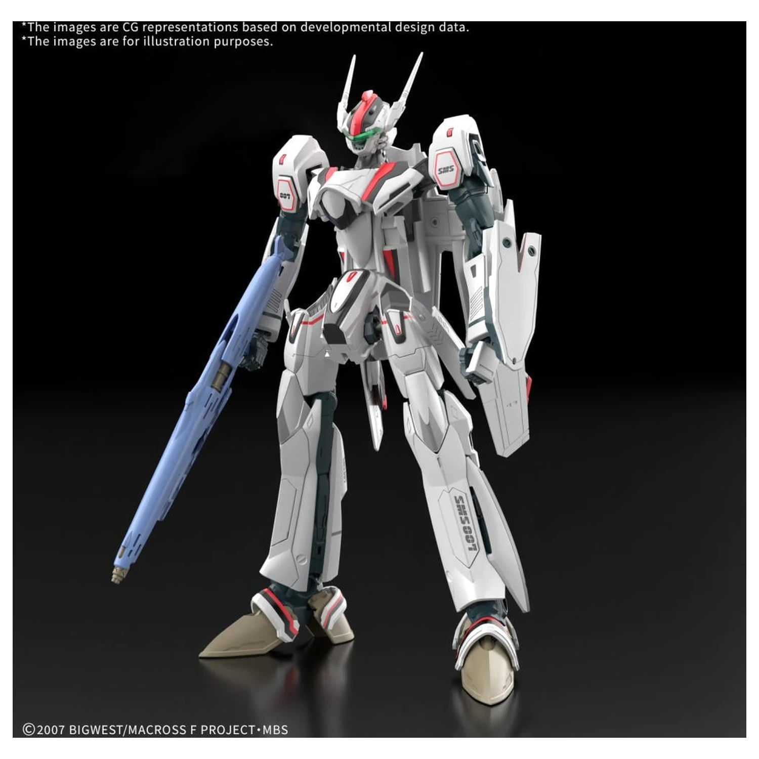 Macross HG 1/100 VF-25F Messiah Valkyrie Deluxe Set Model Kit fotografii produktu