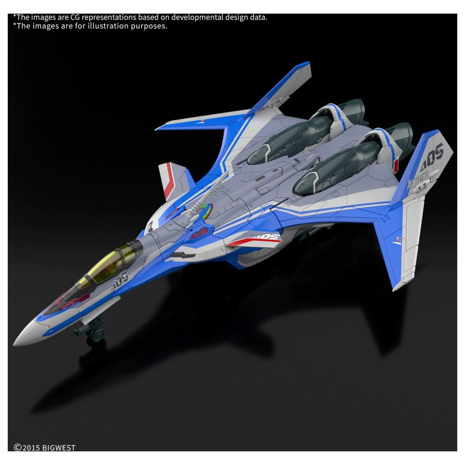 MACROSS HG 1/100 VF-31J Siegfried (Hayate Use) Luxusní modelová stavebnice fotografii produktu