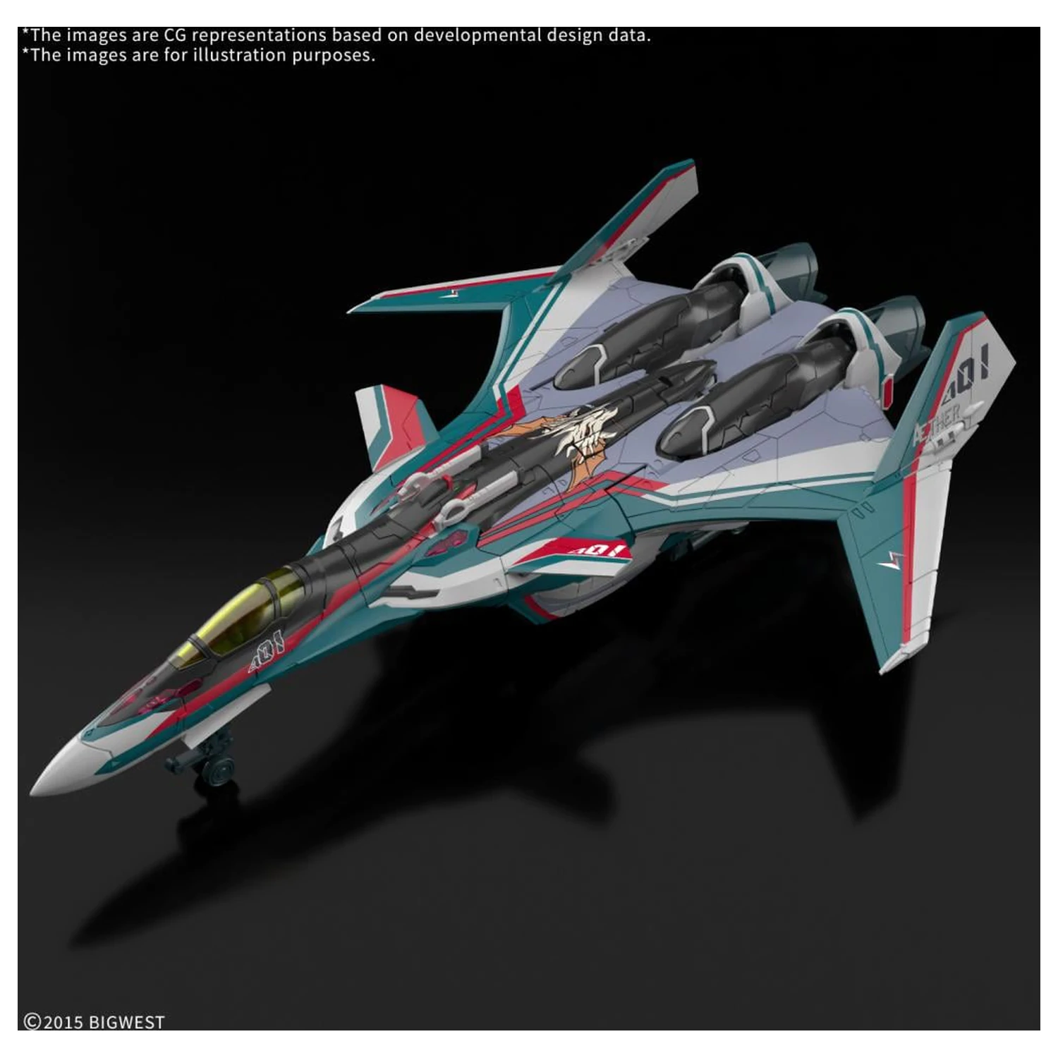 Macross HG 1/100 VF-31S Siegfried (Arad Moders Use) Model Stavebnice fotografii produktu