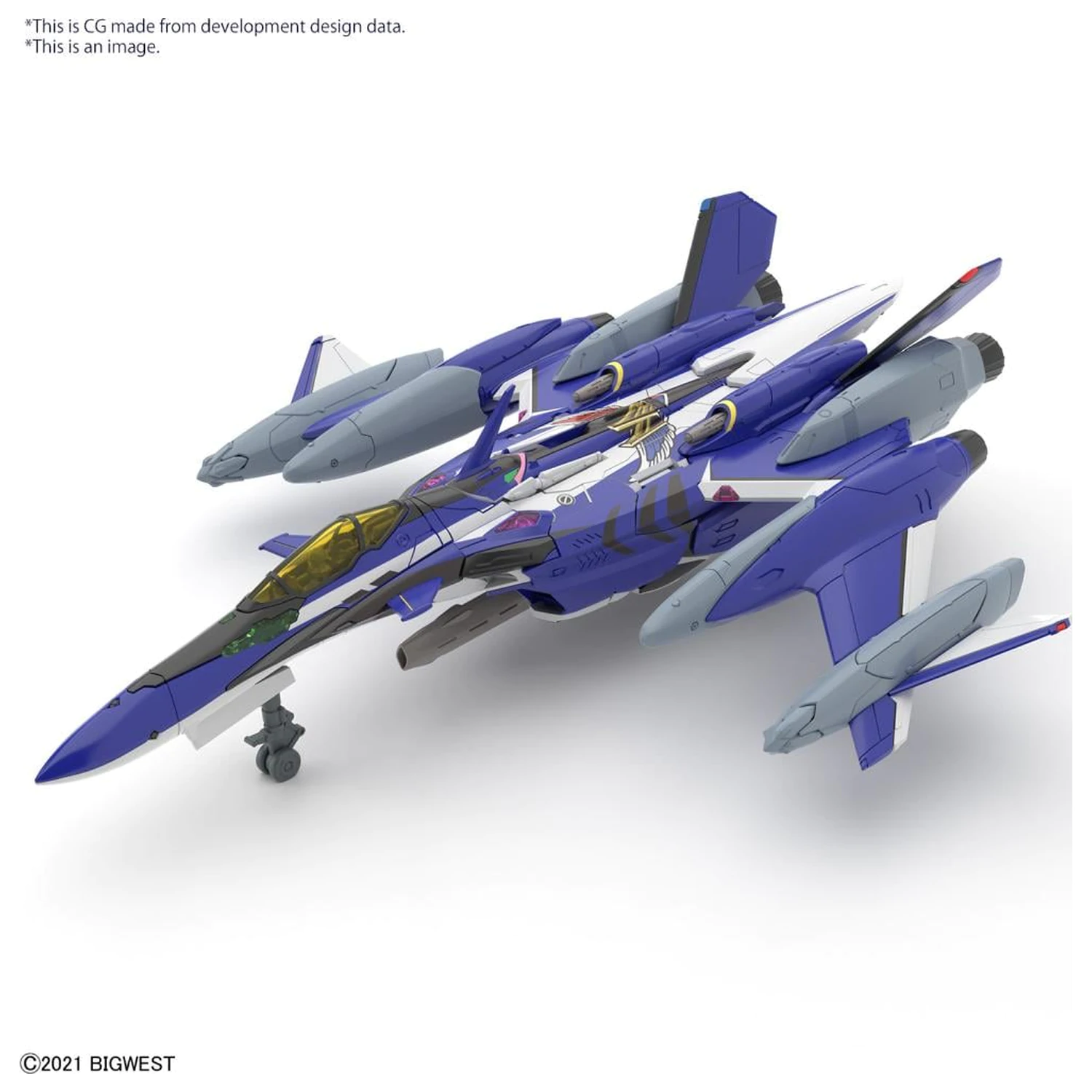 MACROSS HG 1/100 YF-29 Durandal Valkyrie Full Set Model Stavebnice fotografii produktu