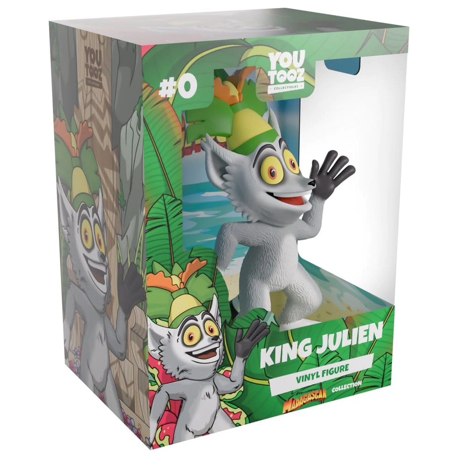 Madagascar Vinylová Figurka King Julien 12 cm fotografii produktu