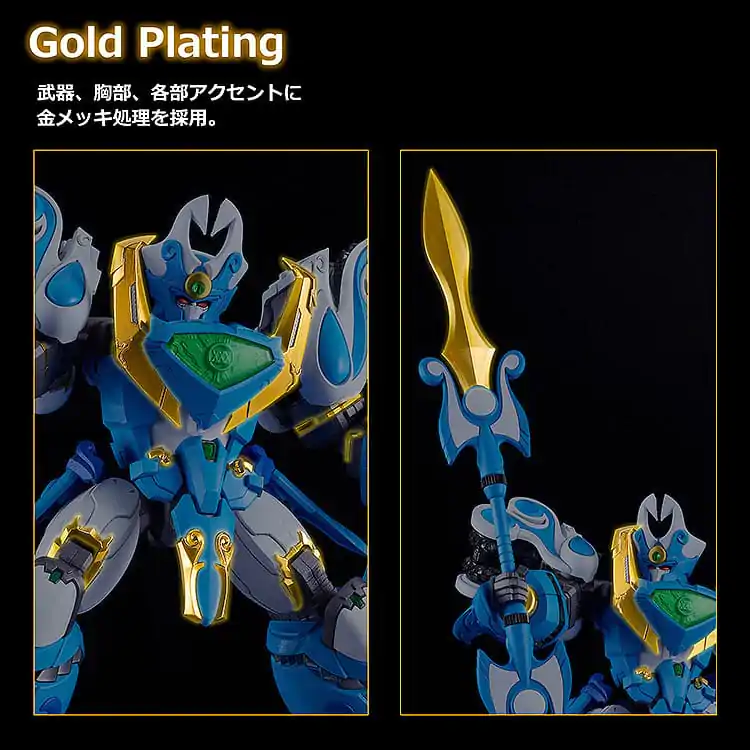 Mado King Granzort Moderoid Plastiková modelová stavebnice King´s Style Aquabeat Zlatá edice 18 centimetrů fotografii produktu