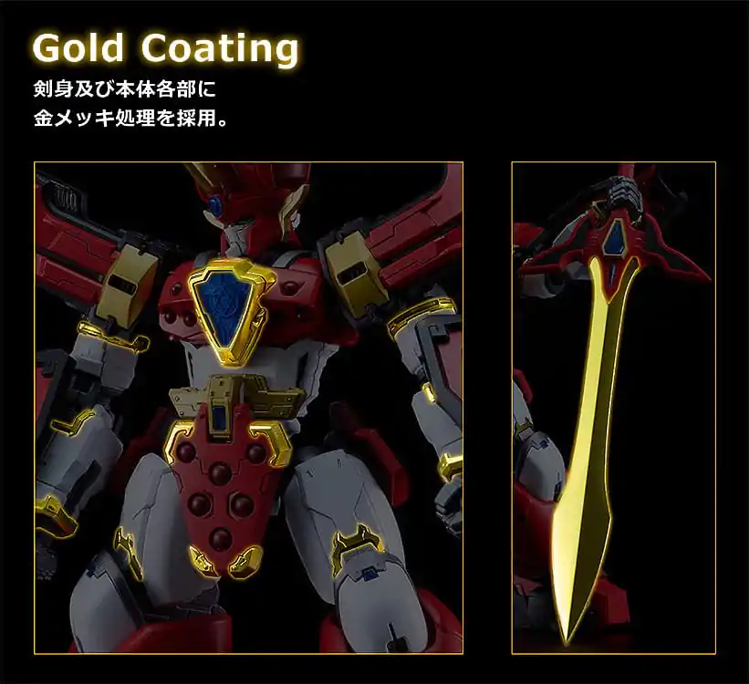 Mado King Granzort Moderoid plastová modelová stavebnice King´s Style Granzort Gold Edition 18 cm fotografii produktu