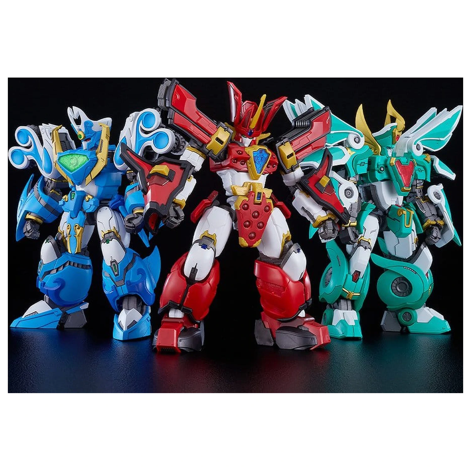Mado King Granzort Moderoid plastikový model Aquabeat King's Style Gold Edition 18 cm fotografii produktu