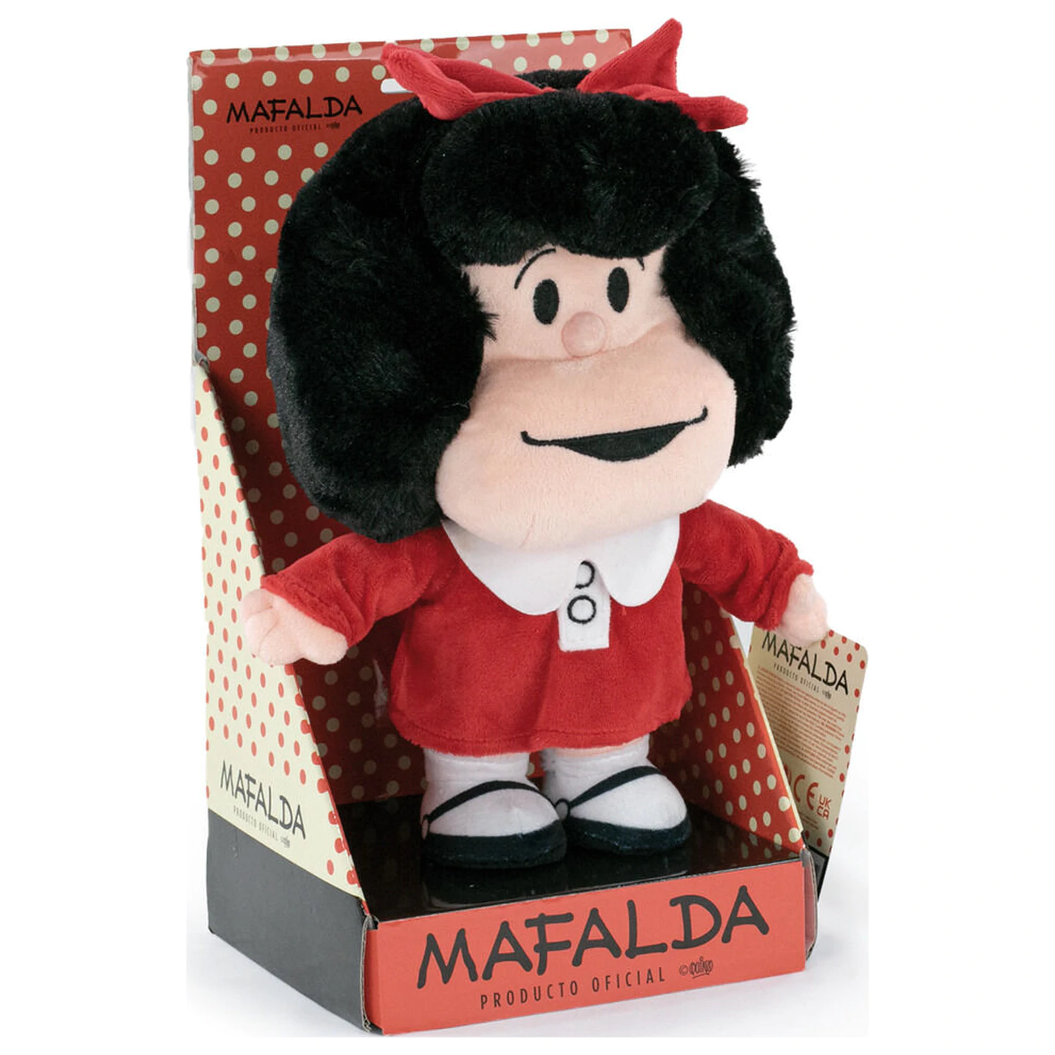 Mafalda Red Dress plyšová hračka 27cm fotografii produktu