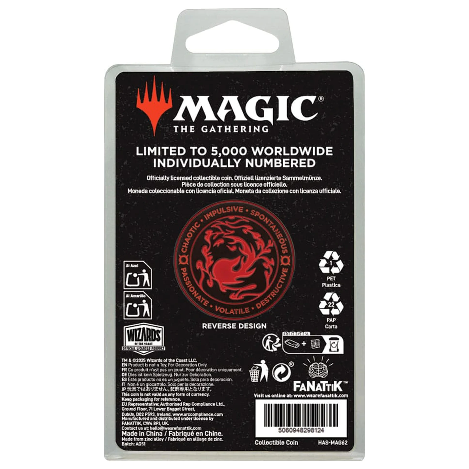 Magic: The Gathering Sběratelská mince Chandra fotografii produktu