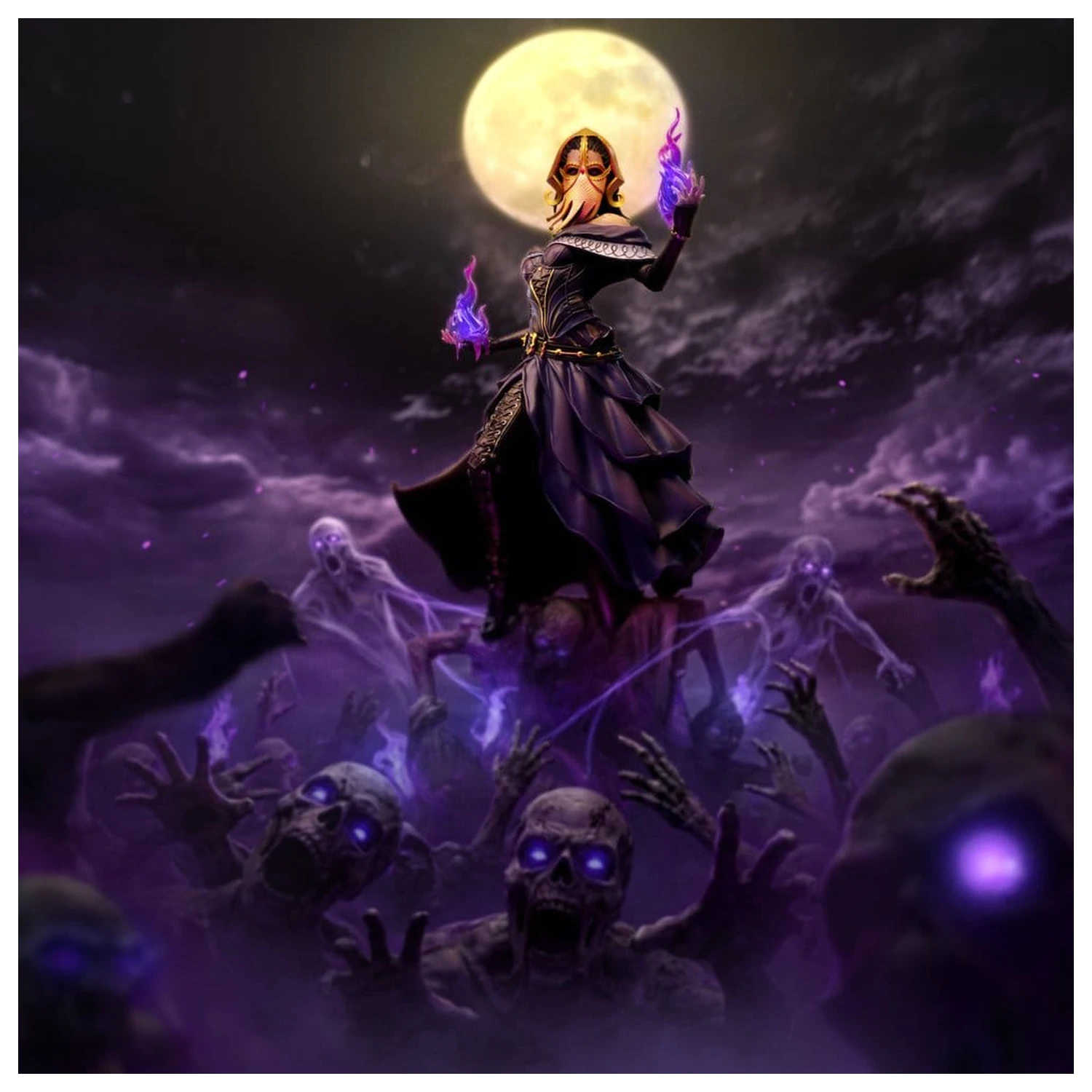 Magic: The Gathering Deluxe Art Scale socha 1/10 Liliana Vess 31 cm fotografii produktu