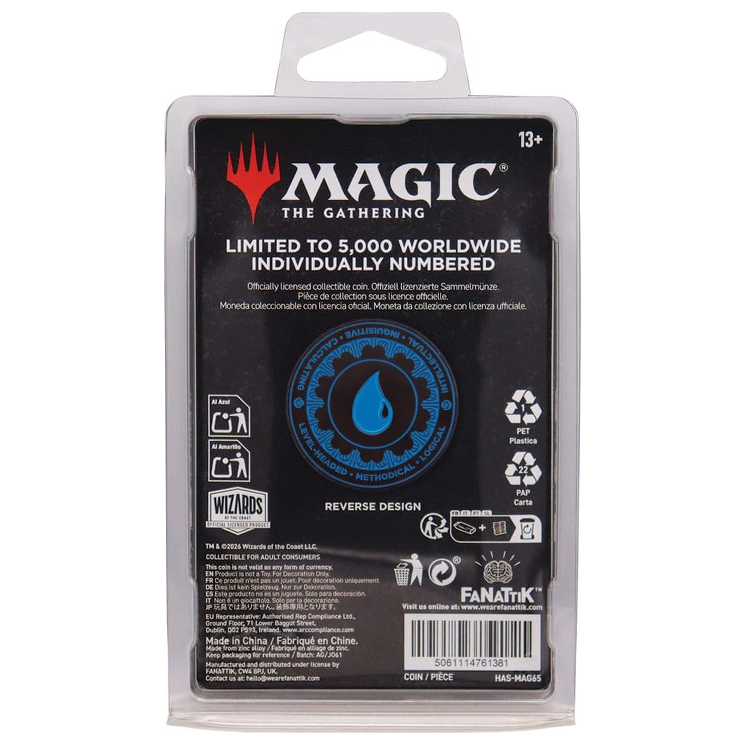 Magic: The Gathering Sběratelská mince Jace Limited Edition fotografii produktu