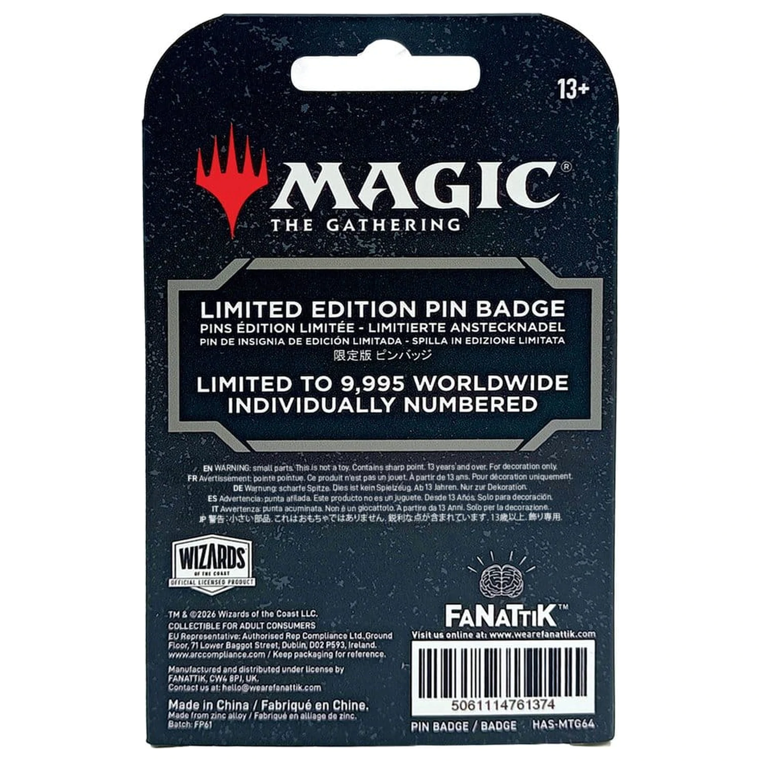Magic: The Gathering Planeswalker sbírkový odznak Limitovaná edice fotografii produktu