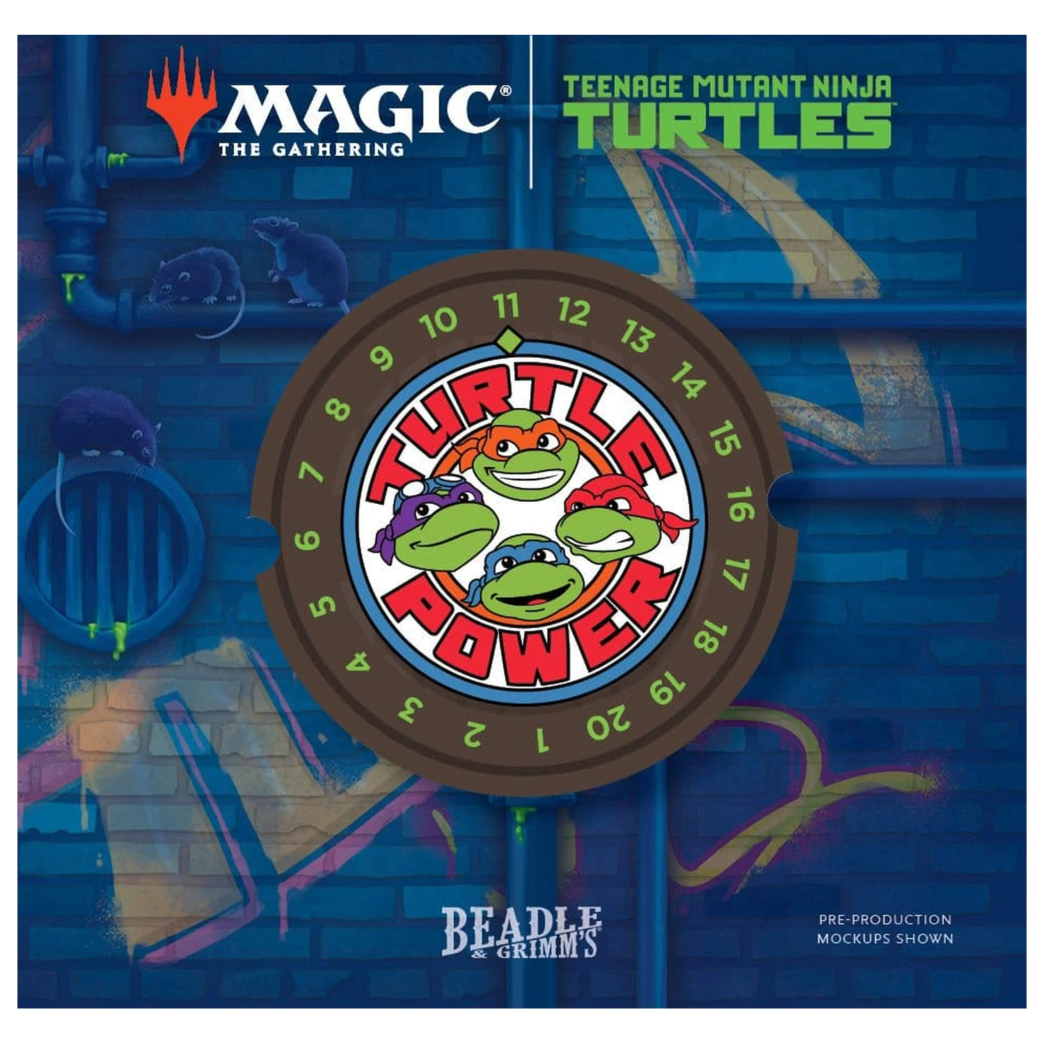 Magic the Gathering balíček kostek a žetonů Teenage Mutant Ninja Turtles *Anglicky* fotografii produktu