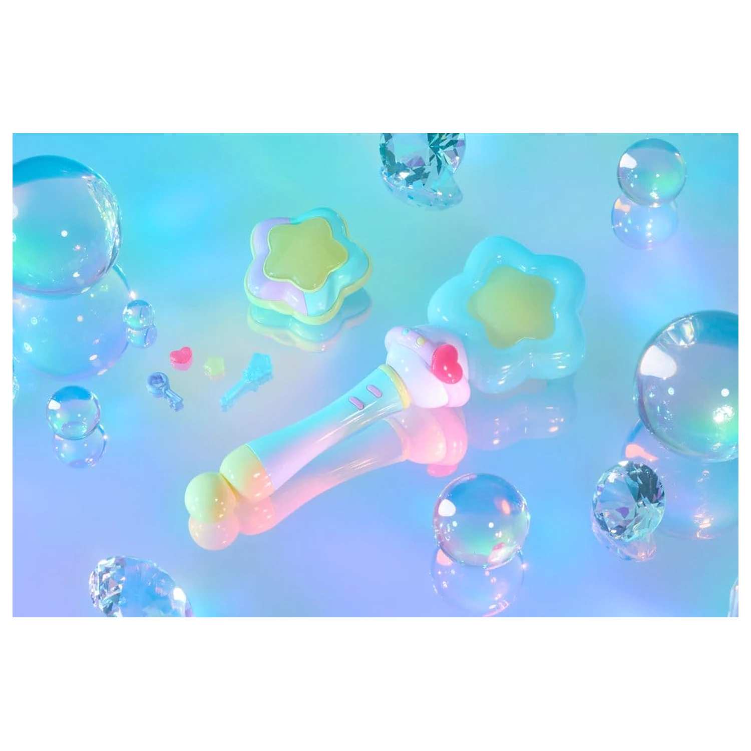 Magical Sisters Lulutto Lilly Proplica Replica Stattoneoneon & GlassHeart HopePact sada 25 cm fotografii produktu