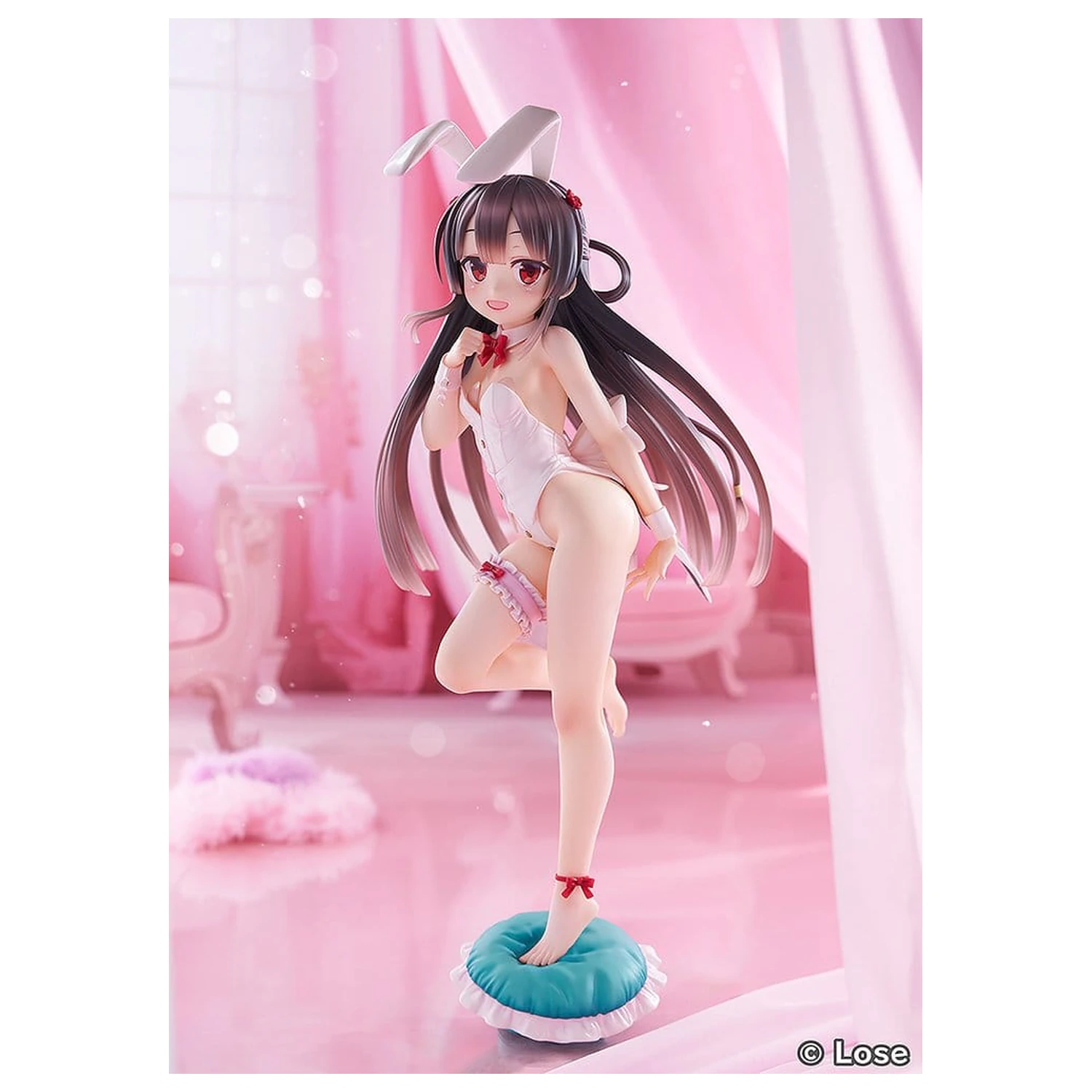 Maitetsu Last Run!! Socha 1/3 Hachiroku: White Bunny Ver. 40 cm fotografii produktu
