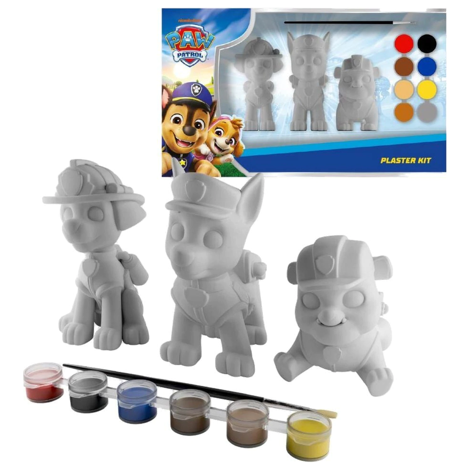 Paw Patrol blistrové balení se 3 vybarvovacími figurkami fotografii produktu