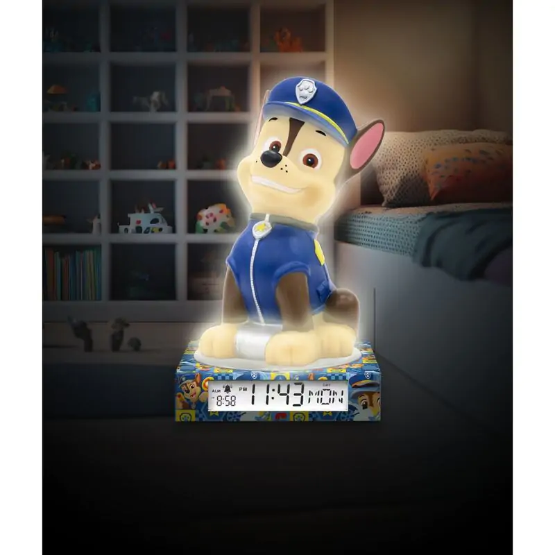 Paw Patrol 3D lampa s budíkem fotografii produktu