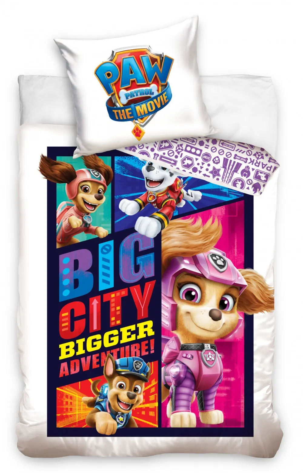 PAW Patrol povlak na peřinu 140x200cm, 70x90cm fotografii produktu