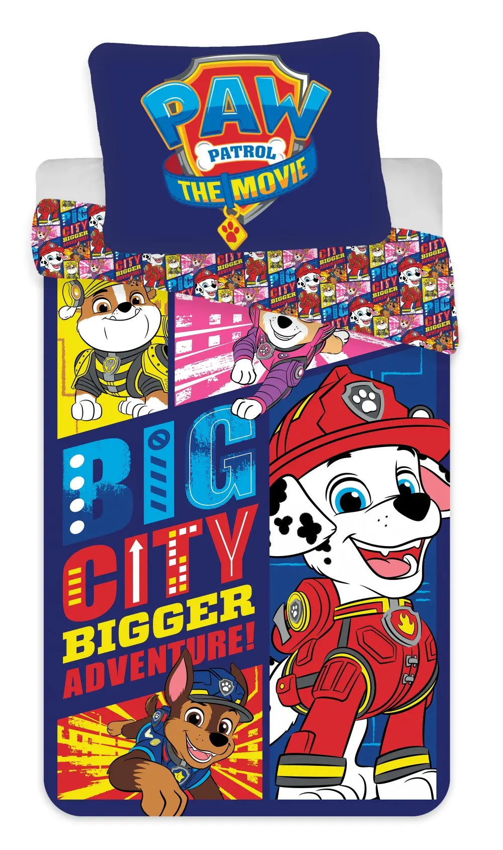 Paw Patrol povlak na peřinu 140x200cm, povlak na polštář 70x90cm fotografii produktu