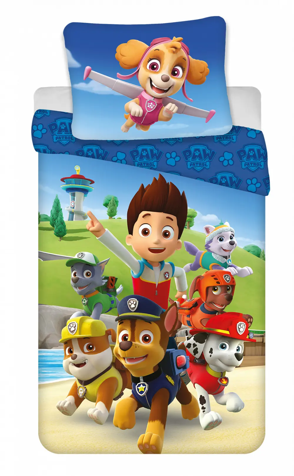 PAW Patrol Set povlečení na přikrývku 140x200cm, 70x90cm microfibre fotografii produktu