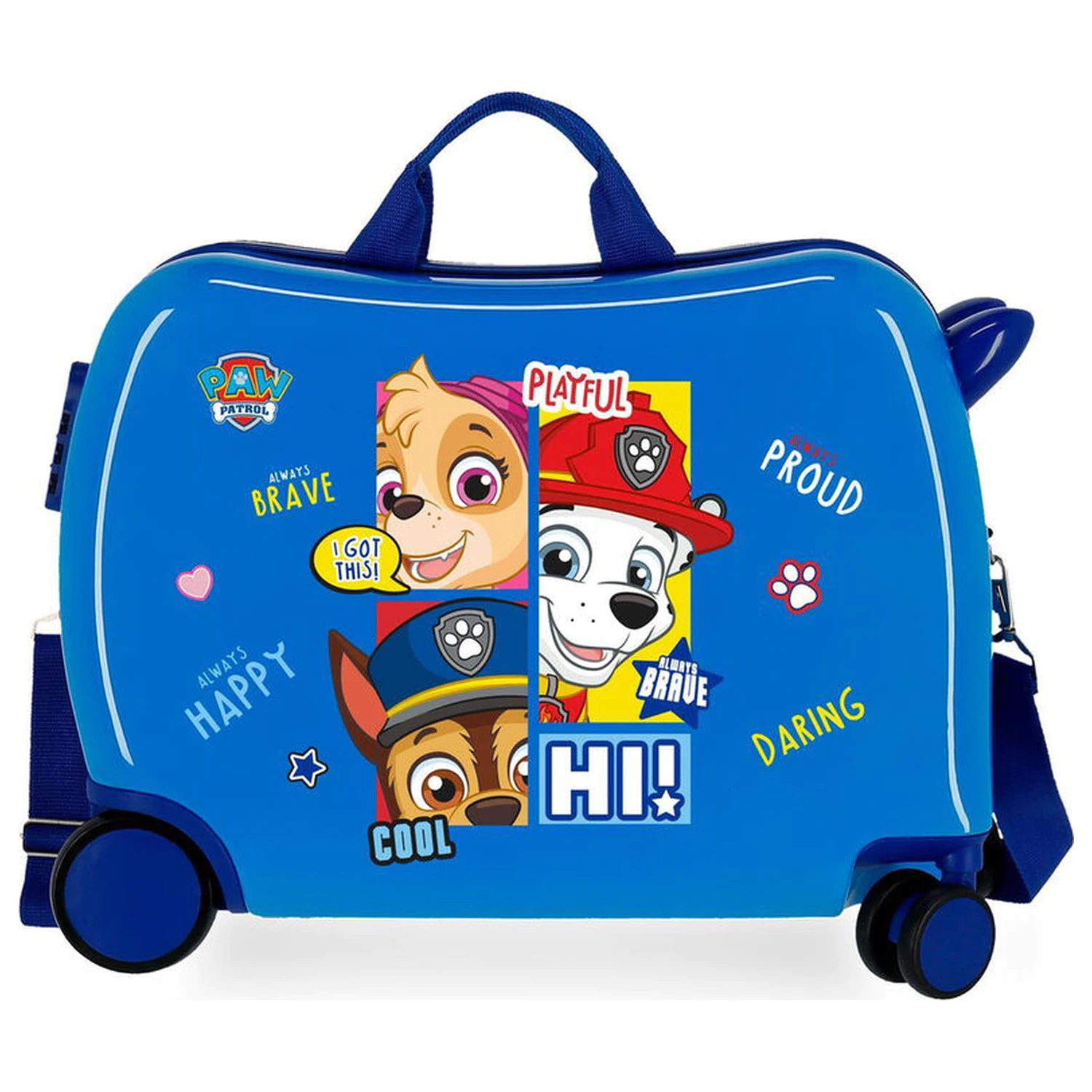 Paw Patrol Be Happy ABS cestovní kufr na kolečkách 50cm fotografii produktu