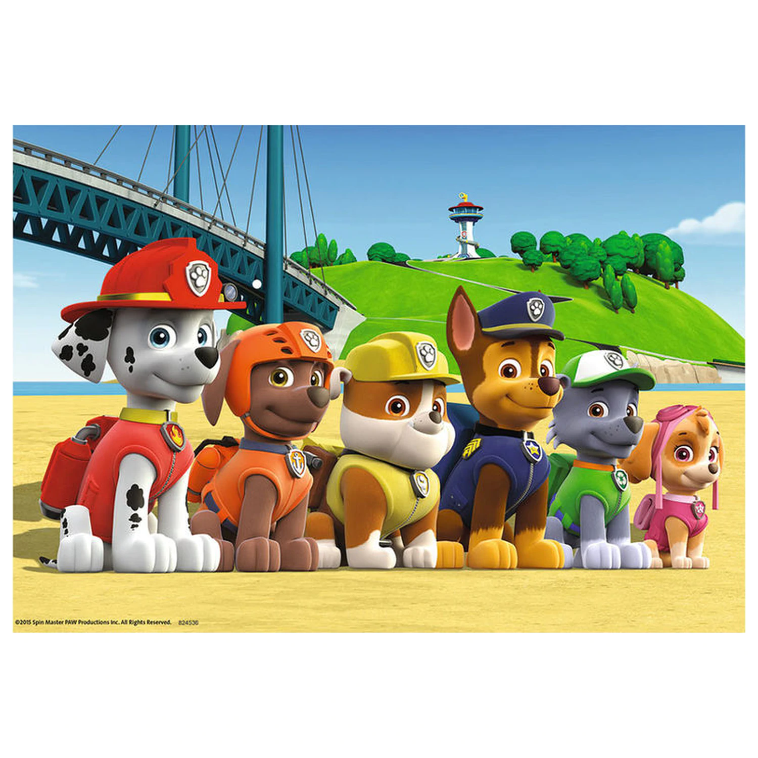 Paw Patrol Plážové Puzzle 2x24ks fotografii produktu