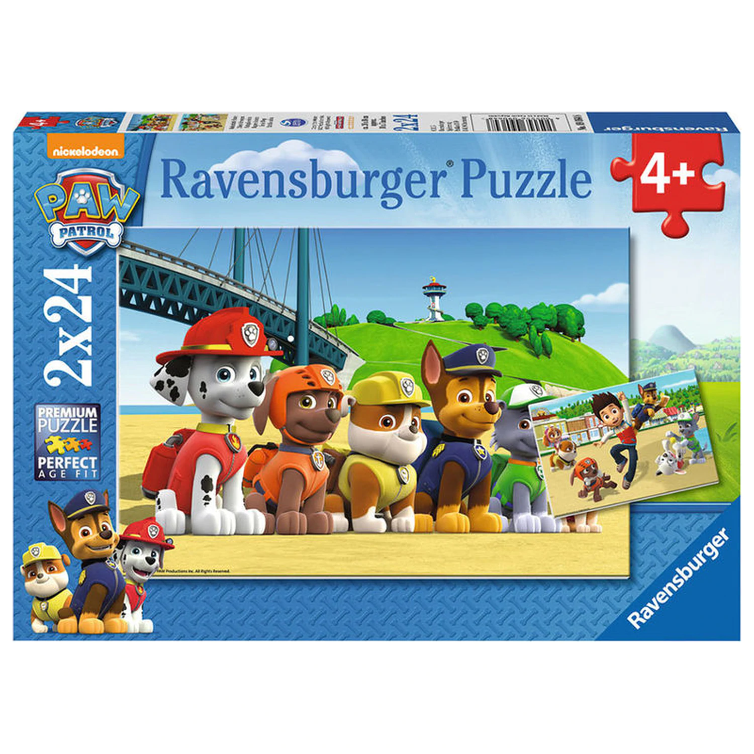 Paw Patrol Plážové Puzzle 2x24ks fotografii produktu