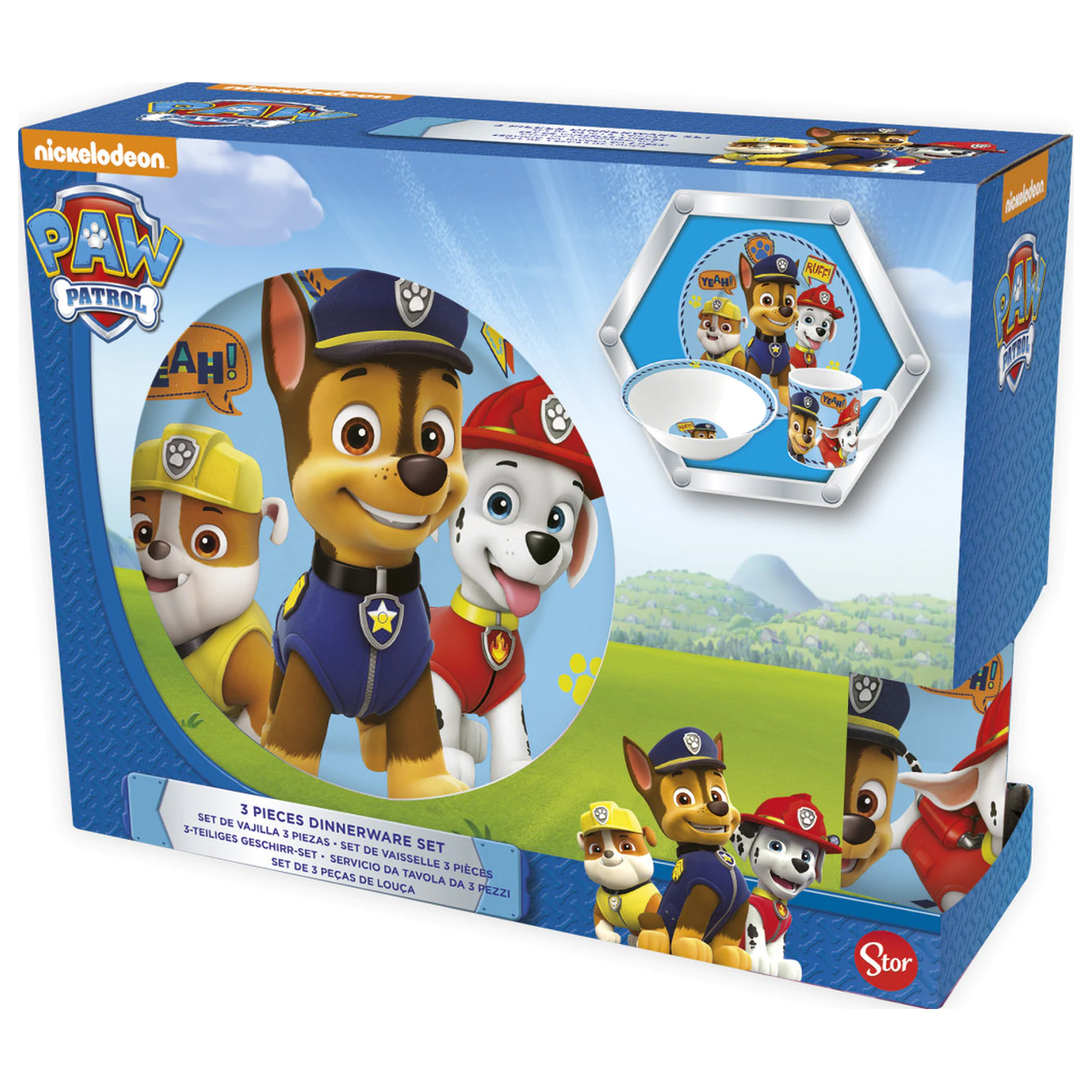 Porcelánová jídelní souprava Paw Patrol Boy Icons fotografii produktu