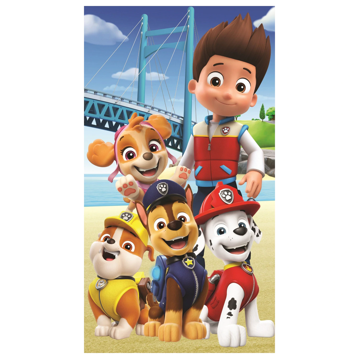 Paw Patrol Bridge ručník fotografii produktu
