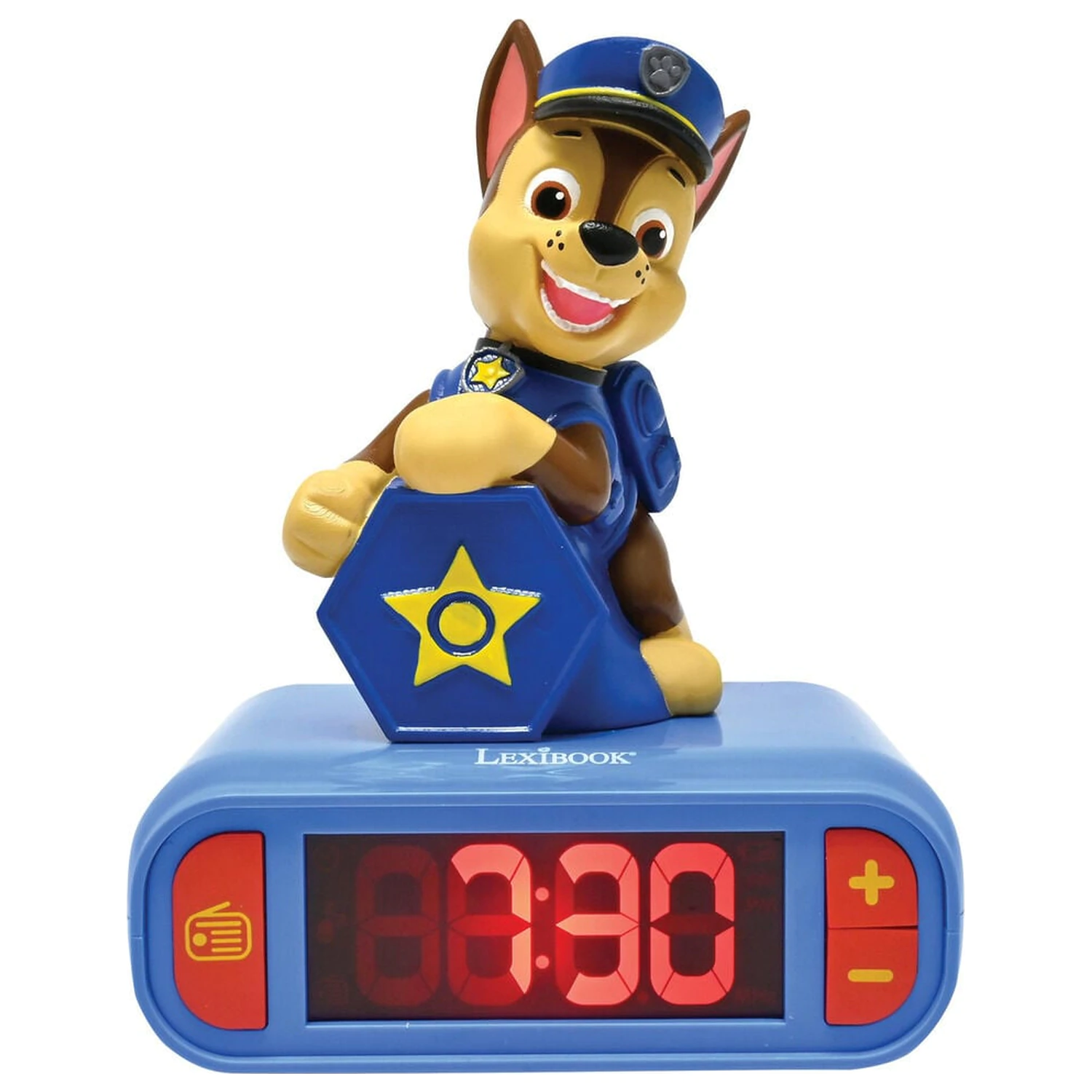 Paw Patrol Chase 3D noční světlo digitální budík fotografii produktu