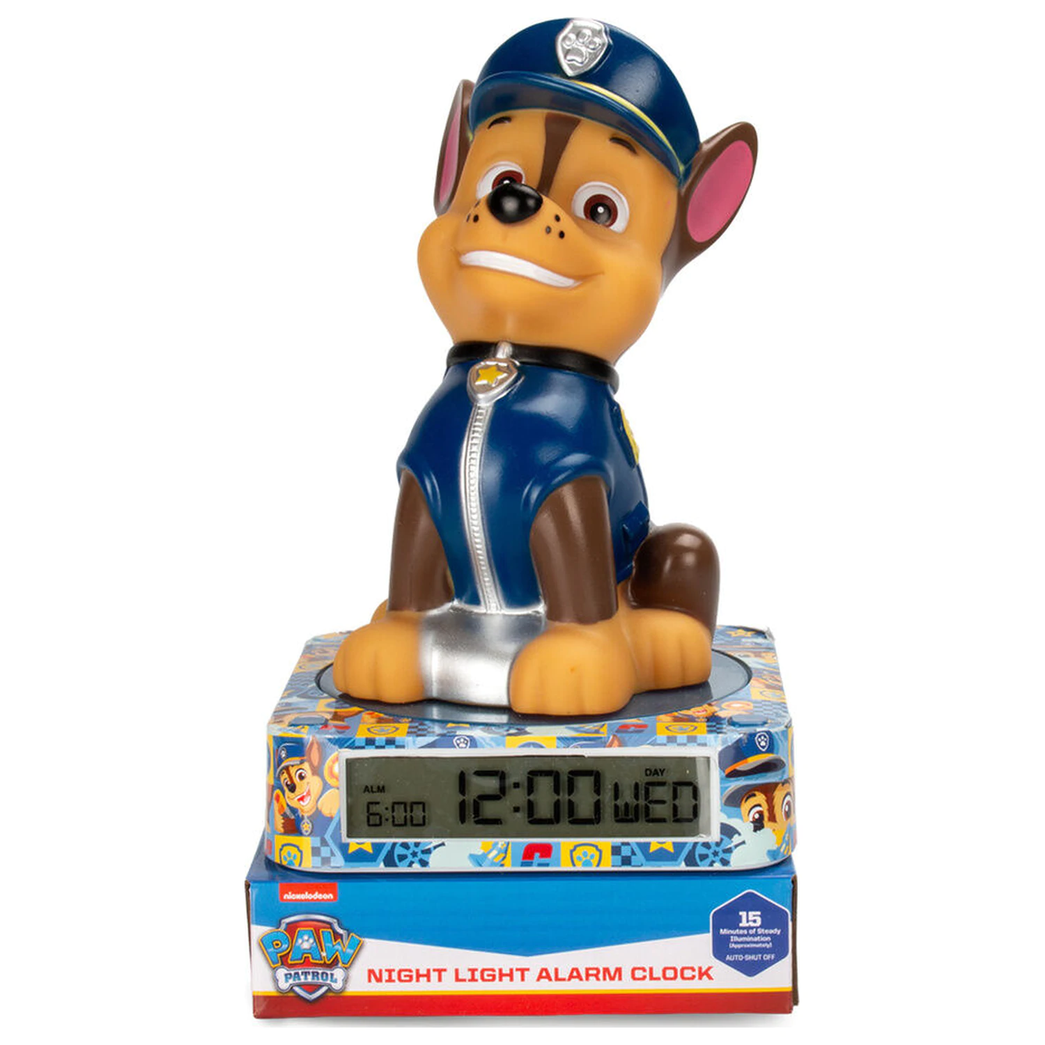 Paw Patrol Chase 3D lampa s alarmem fotografii produktu