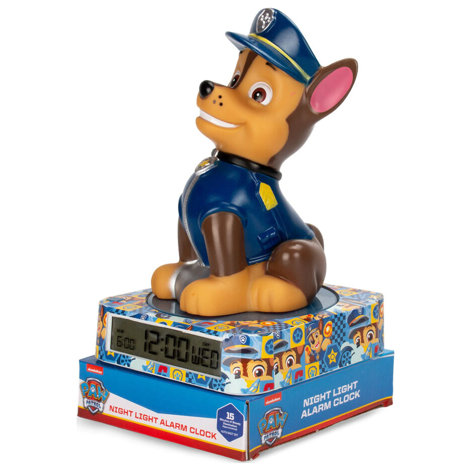 Paw Patrol Chase 3D lampa s alarmem fotografii produktu