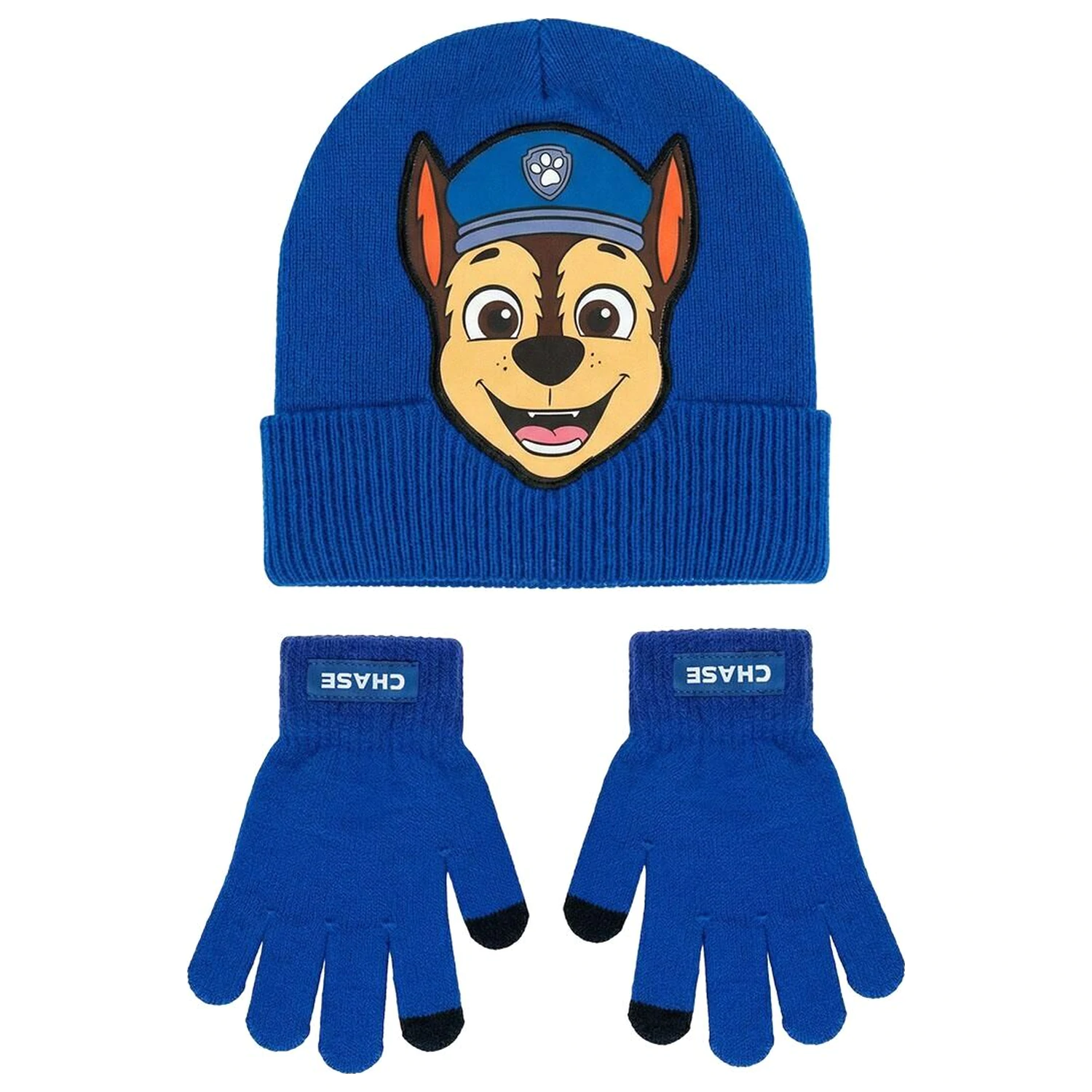 Paw Patrol Chase čepice a rukavice set fotografii produktu